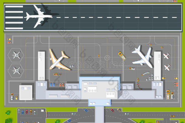 机场飞机航空公司简易机场建筑学