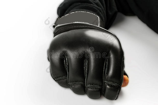 戴手套的手武术，MMA有文字的空间
