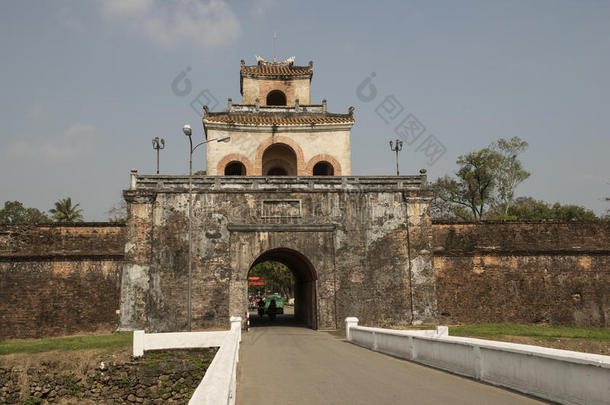 越南色调紫禁城的门户。