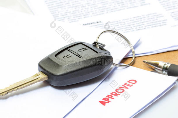 汽车租金或汽车贷款批准