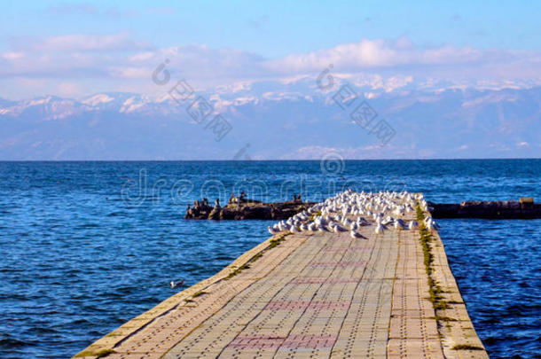 马其顿奥赫里德湖