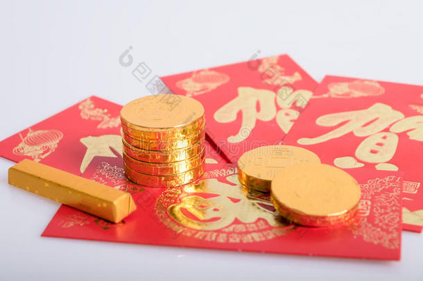中国新年，金币