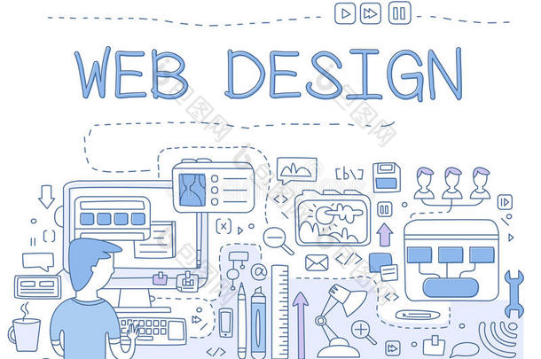设计网页设计图形，笔工具创建UI，移动UI和UX框架，为客户端创建草图。