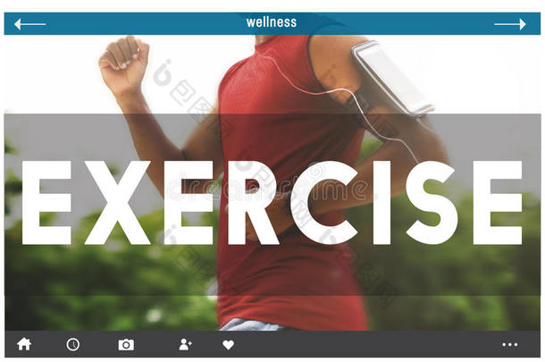 运动活动，健身，健康，有氧，积极健康的概念