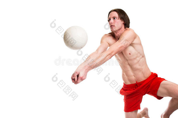 沙滩排球运动员
