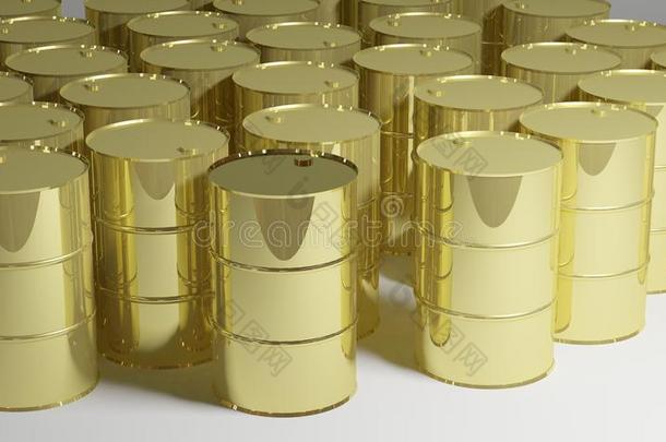 黄金石油桶