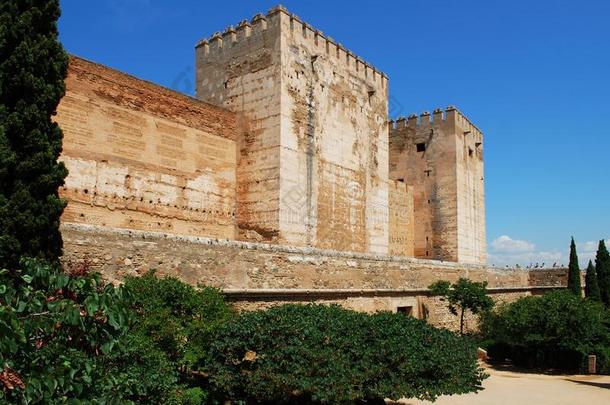 城堡塔，阿尔罕布拉宫。