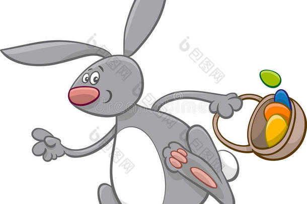 复活节兔子漫画人物