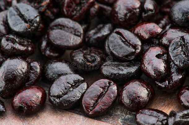 农业阿拉比卡咖啡芳香芳香的豆