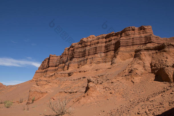 亚洲美丽的蓝色峡谷<strong>沙漠</strong>