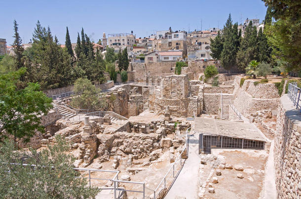 耶路撒冷旧城贝塞斯达古池遗址