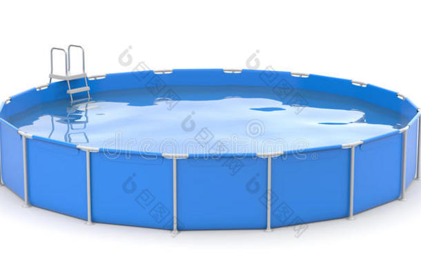 圆形游泳池