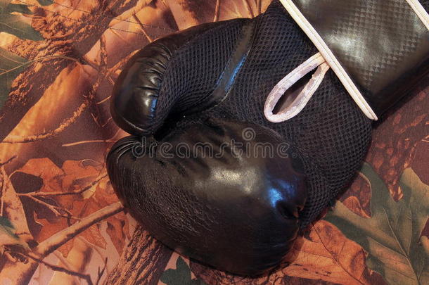 背景黑色拳击竞争的设备
