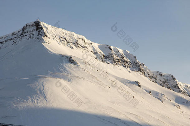 冰风景龙年边挪威语高原