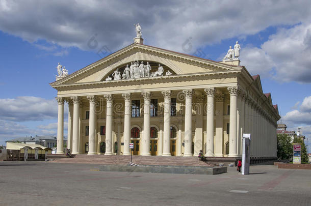白俄罗斯，明斯克：工会文化宫。