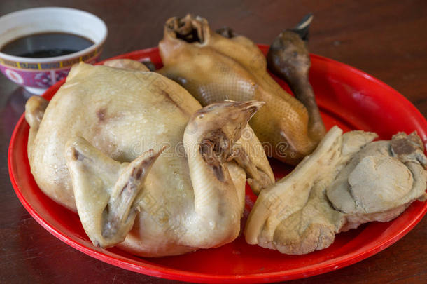 鸡肉和鸭子作<strong>为</strong>中国新年食物