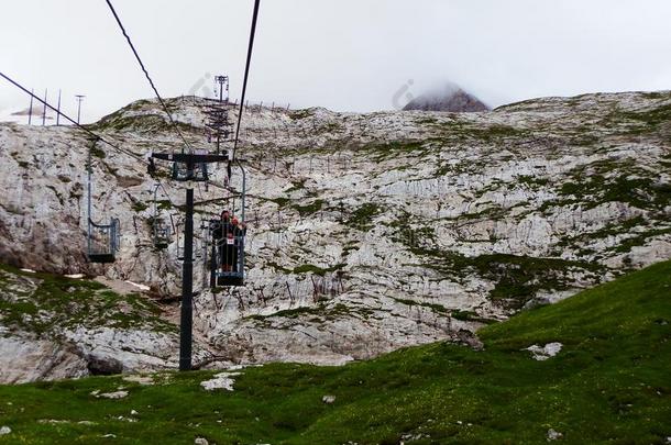 阿尔皮内莱克阿尔卑斯山高山费代亚意大利阿尔卑斯山