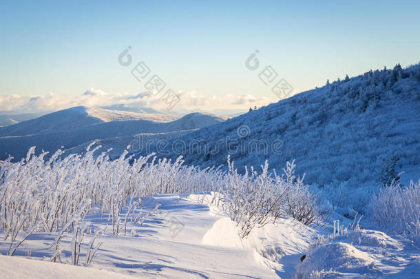阿巴拉契亚小径冬季徒步旅行