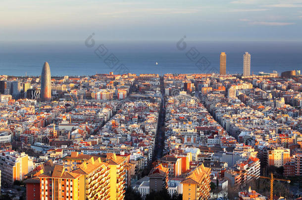 西班牙巴塞罗那市景