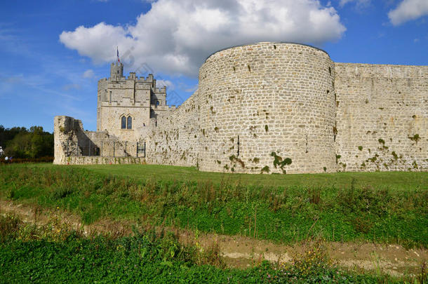 法国，风景如画的城市neufchatel hardelot