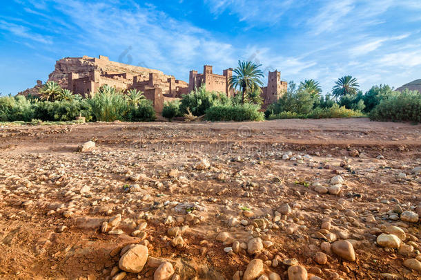 摩洛哥瓦扎扎特的卡斯巴或克萨尔，安防城，ait benhaddou
