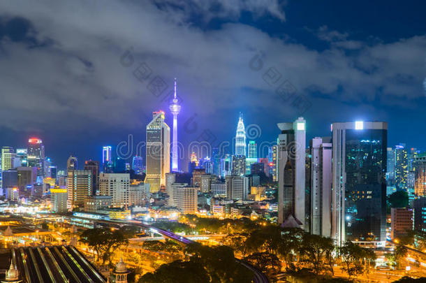 吉隆坡城市夜景