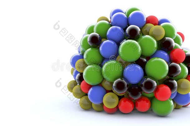 三维彩色球体