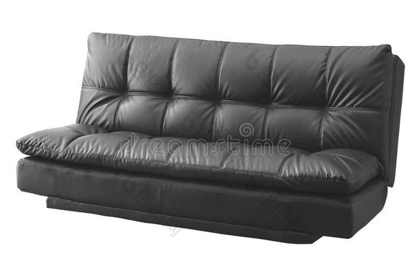 黑色现代沙发隔离