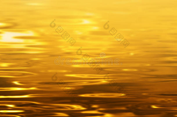 金色水纹理背景