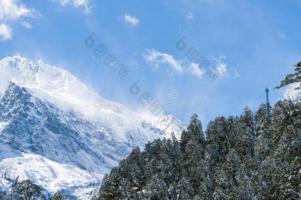 贡嘎雪山