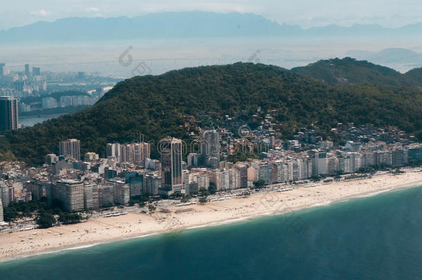 科帕卡巴纳海滩-直升机景观