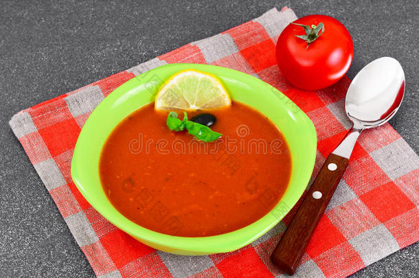 新鲜自制经典凉凉凉菜汤。