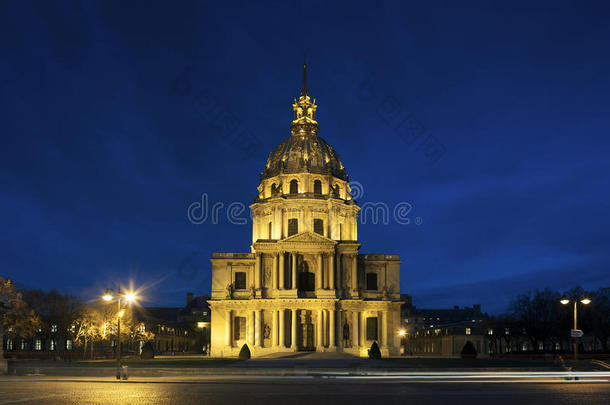 圣路易德残疾人教堂，拿破仑波拿巴的<strong>埋葬</strong>地点，巴黎，法国