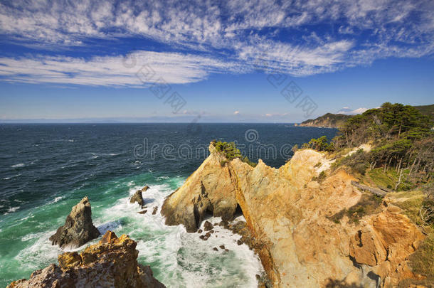 亚洲海湾斗篷悬崖海岸