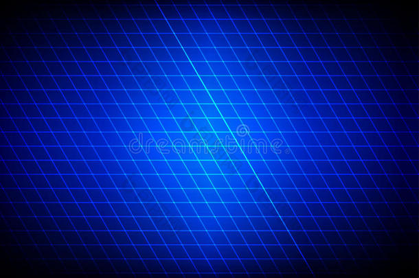 抽象蓝光网格。 矢量插图。