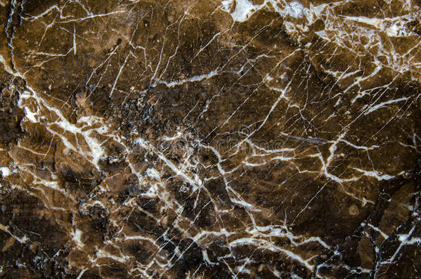 棕色和黑色大理石纹理，大理石的详细结构（高分辨率），大理石的抽象纹理背景