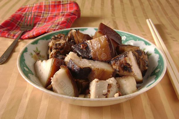 中国家庭厨房-白切猪肉肚