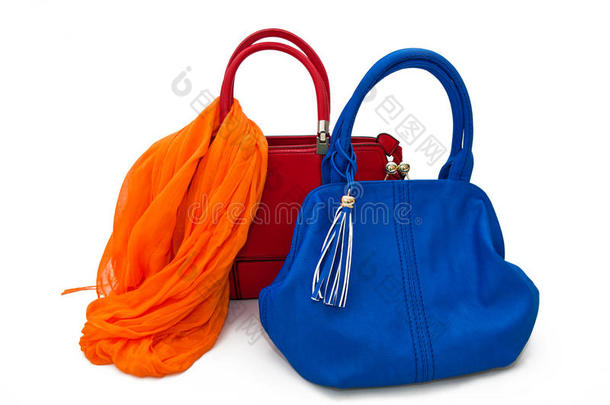 背景背包袋美丽的蓝色