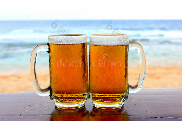 酒精琥珀色酒吧海滩啤酒