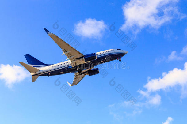 737个飞机客机航空蓝色