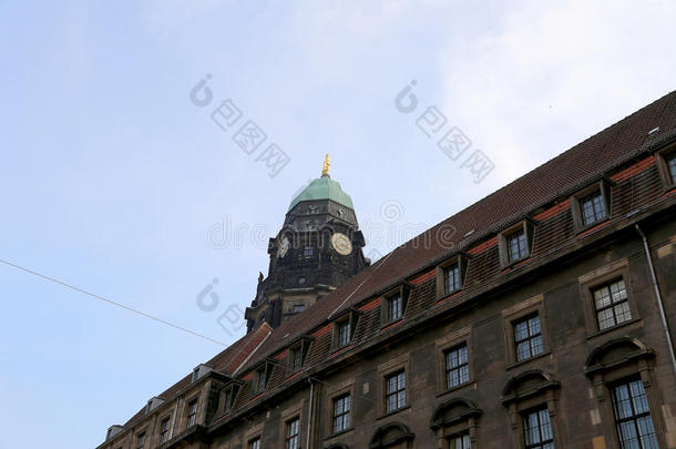 建筑在历史中心德累斯顿（地标），德国