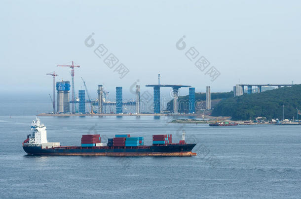 集装箱国际贸易货船航行