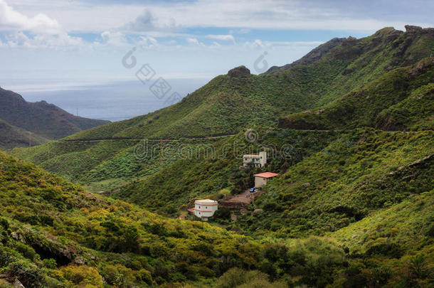 美丽的特纳里夫景观-阿纳加山