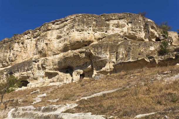 丘福特-卡莱-一个中世纪洞穴城市-克里米亚的堡垒。