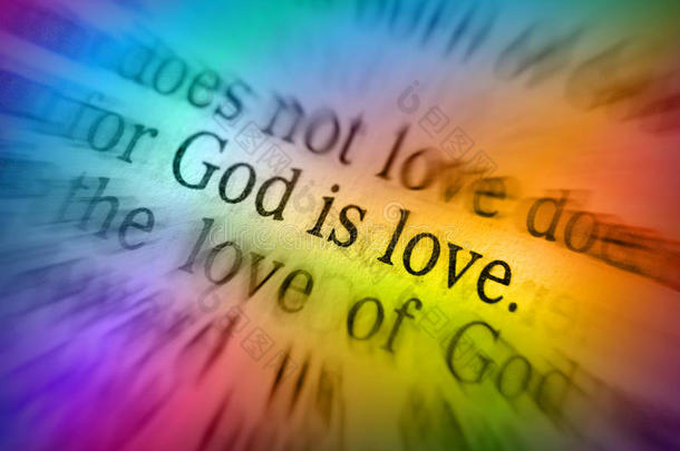 圣经文本上帝是爱-1约翰4：8