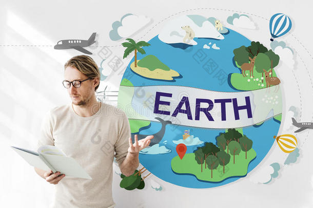 地球生态环境保护地球概念