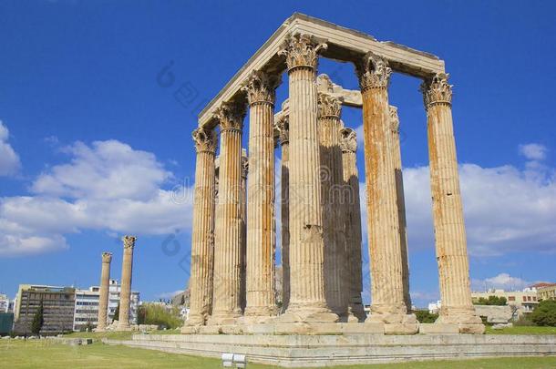 希腊雅典古代宙斯宫殿