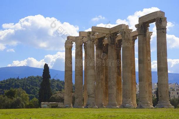 希腊雅典古代宙斯宫殿
