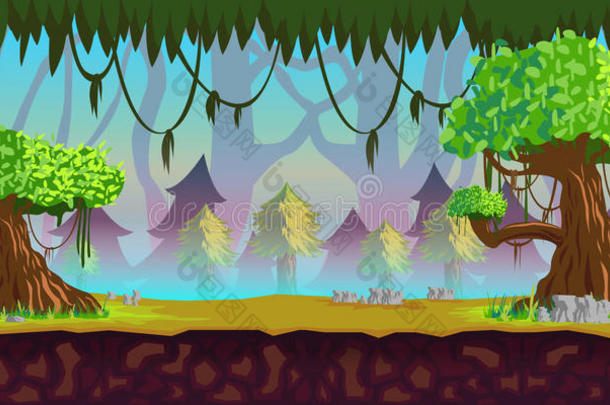 森林游戏背景