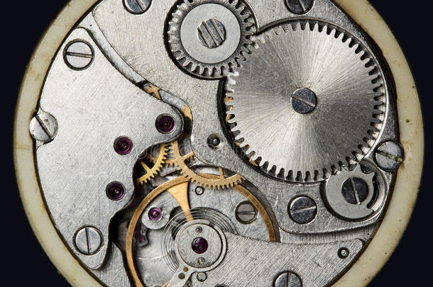 钟表老式机械手表